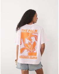 ASOS - Oversized T-shirt With The Palm Abstract Graphic - Lyst