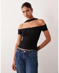 ASOS - Bandeau Top With Scarf Detail Top - Lyst