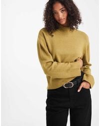 Brave Soul - High Neck Knitted Jumper - Lyst