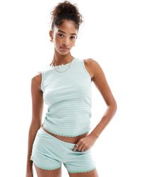 Cotton On - Cotton on – geripptes camisole-schlafoberteil - Lyst