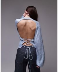 Mango - Pull dos nu noué dans le dos - Lyst