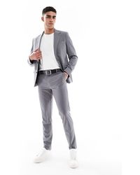 ASOS - Pantalones De Traje De Corte Pitillo De Tejido Elástico En Cuatro Direcciones De - Lyst