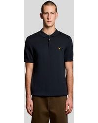 Lyle & Scott - Mid Knits Cotton Short Sleeve Knitted Polo - Lyst