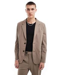 AllSaints - Helm Suit Blazer Jacket - Lyst