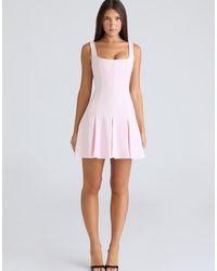 House Of Cb - Amelie Ballerina Stretch Flare Mini Dress - Lyst