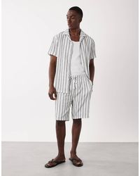 Brave Soul - Co-Ord Textured Shorts - Lyst