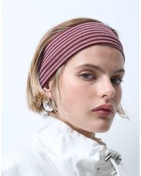 ASOS - Striped Jersey Headband - Lyst