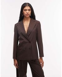 Collusion - Oversized Blazer Met Krijtstreep - Lyst