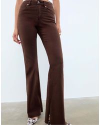 Stradivarius - – d74 – stretch-schlaghose - Lyst