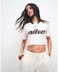 Nike - Oversized Lace Effect Football Top - Lyst