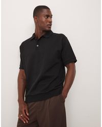 ARKET - – poloshirt aus schwerem, strukturiertem jersey - Lyst