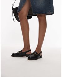 Clarks - Straven Sling Back Leather Loafer - Lyst