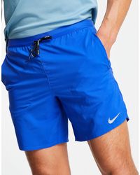 Nike Challenger Dri-fit 7'' Running Shorts in Yellow for Men | Lyst