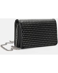 Pull&Bear - Borsa A Tracolla Nera Con Borchie - Lyst