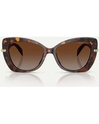 Michael Kors - Atlanta Butterfly Sunglasses With Polarised Lens - Lyst