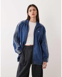 adidas Originals - Firebird Adilenium Track Top Denim - Lyst
