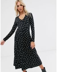 long sleeve maxi dress new look