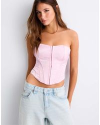 Stradivarius - Lace-Up Corset - Lyst