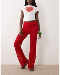 Miss Selfridge - – gehäkelte hose - Lyst