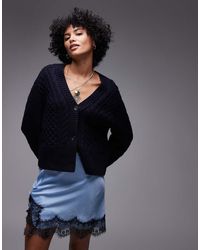TOPSHOP - Minirok Met Satijnen Rand - Lyst