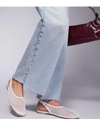 Public Desire - Lost Angel High Vamp Sling Back Ballet Flats - Lyst