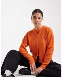 New Look - Crew Neck Cardigan - Lyst