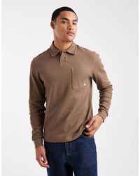 Farah - Tyndell Long Sleeve Polo - Lyst