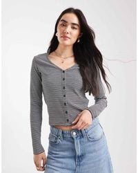 Levi's - Camiseta A De Manga Larga Con Botones En La Parte Delantera Muse De - Lyst