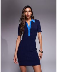 GOOD AMERICAN - Cable Knit Mini Dress - Lyst