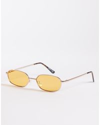 ASOS - Rectangle Sunglasses - Lyst