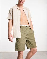 SELECTED - Cotton Mix Chino Short - Lyst
