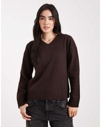 Brave Soul - V-Neck Soft Touch Jumper - Lyst