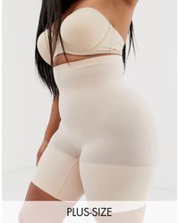 Spanx - Curve - short gainant taille haute - Lyst