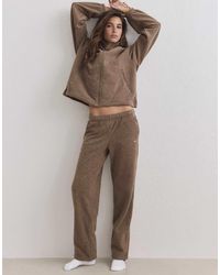 Aim'n - Pantalon en polaire couleur noisette - Lyst
