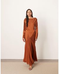 ARRANGE - – langärmliges maxikleid im mix-stil - Lyst