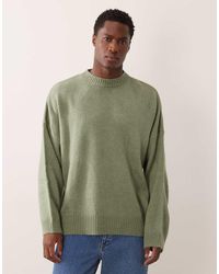 ASOS - Super Oversized Boxy Fit Knitted Crew Neck Jumper - Lyst