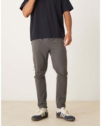 Brave Soul - Straight Leg Elasticated Waist Trousers - Lyst