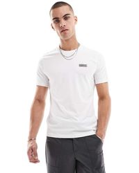 Barbour - T-Shirt Met Klein Logo - Lyst