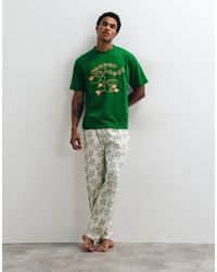 ASOS - Christmas Pyjama Set With Rudolph Graphic - Lyst