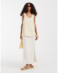 ASOS - Double Layer Column Midi Dress - Lyst