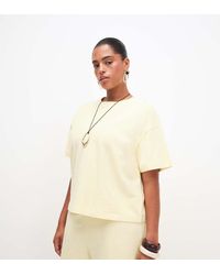 ASOS - Asos Design Curve Textured Oversized T-Shirt Co-Ord - Lyst