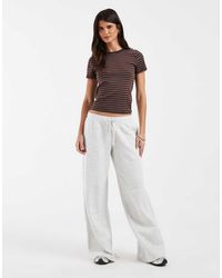 Hollister - Low Rise Wide Leg joggers - Lyst