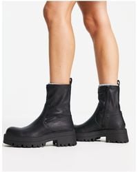 Pull&Bear - Chunky Ankle Boots - Lyst