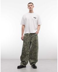 Reclaimed Vintage - Wide Leg baggy Jeans - Lyst
