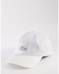 Lacoste - Large Croc Logo Cap - Lyst
