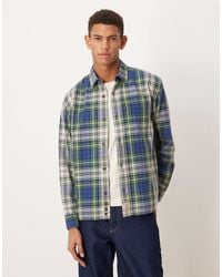 Abercrombie & Fitch - Chemise manches longues en flanelle à carreaux - Lyst