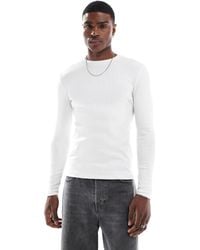ASOS - Essentials Muscle Fit Long Sleeve T-shirt - Lyst