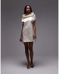 Mango - – capsule – hochwertiges minikleid aus satin - Lyst