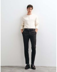 SELECTED - Set Slim Fit Wool Blend Pants - Lyst