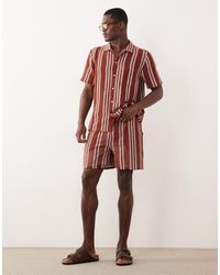 New Look - Crochet Stripe Shorts - Lyst